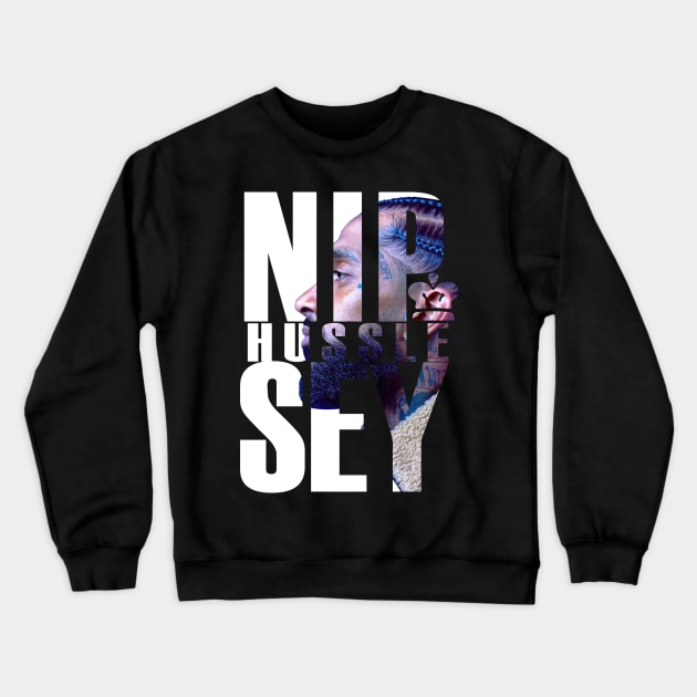 nipsey hussle Crewneck Sweatshirt by Yaman